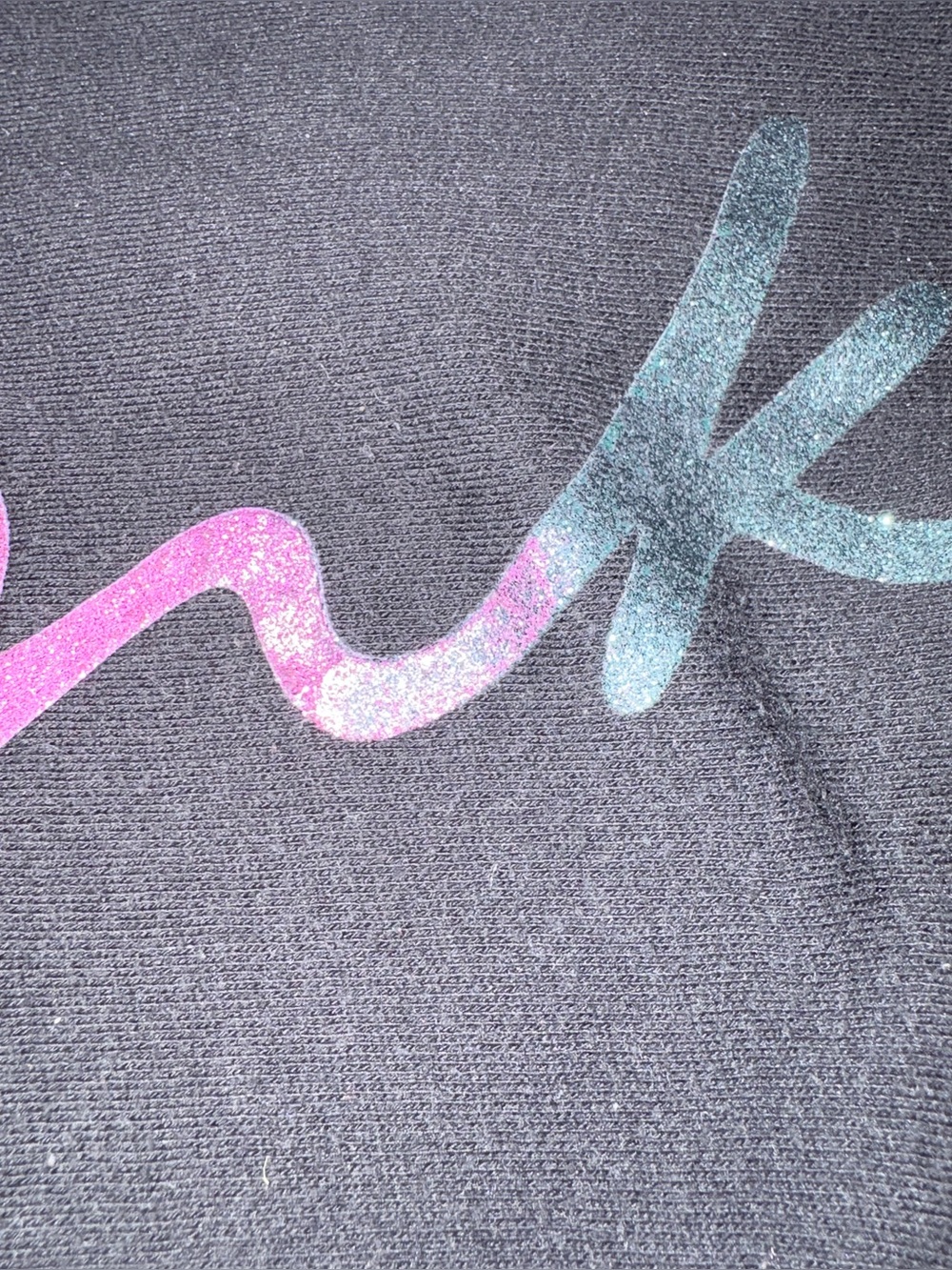 VS PINK RAINBOW BLING OUTFIT SET L pants XL ZIP UP HOODIE and joggers - Picture 5 of 11